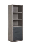 ACME Estevon Gray Oak Bookcase Model OF00630