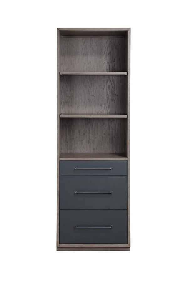 ACME Estevon Gray Oak Bookcase Model OF00630