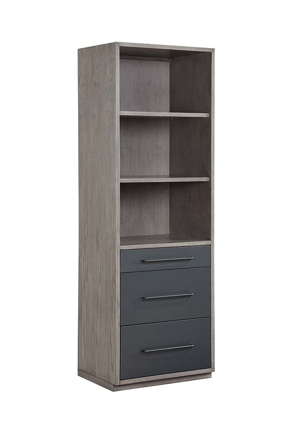 ACME Estevon Gray Oak Bookcase Model OF00630