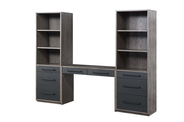 ACME Estevon Gray Oak Bookcase Model OF00630
