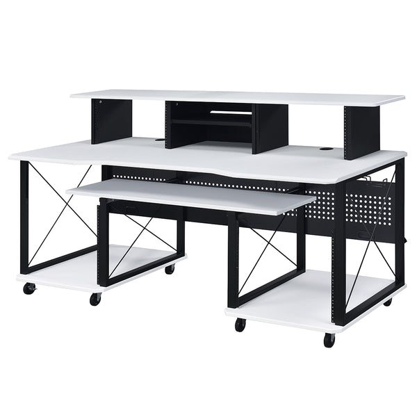ACME Megara White & Black Music Desk Model OF00995