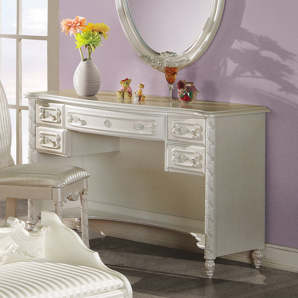 ACME Pearl Pearl White Desk Model OF02441