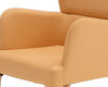 Modrest Ogden Modern Peach & Rosegold Dining Armchair Model VGCS-ACH-17193