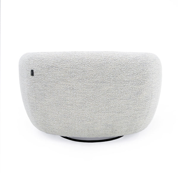 Modrest Omaha Modern Swivel Off White Fabric Chair Model VGKK-KF2823-BEI-CH