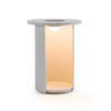 Renava Onza Outdoor White End Table With Solar Light Model VGVK-CT009-S-SL-WHT