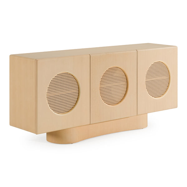 Osaka Modern Natural Ash + Rattan Buffet