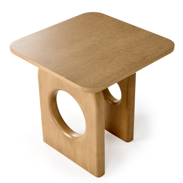 Nova Domus Oshana Modern White Oak End Table Model VGMA-MIT-5351-ET