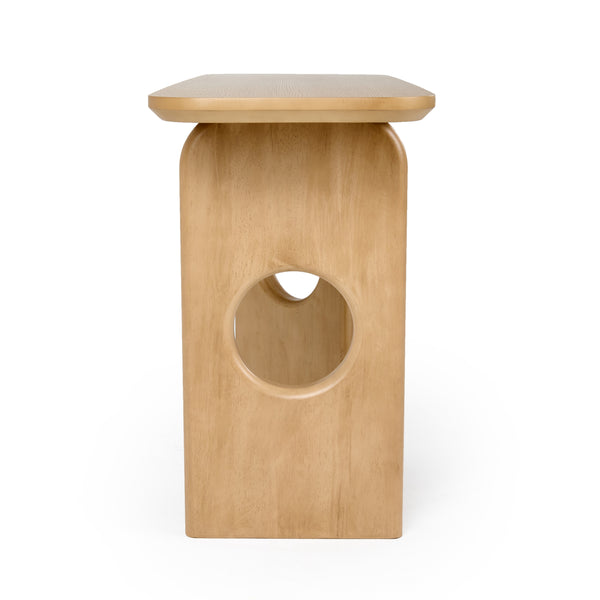 Nova Domus Oshana Modern White Oak Console Table Model VGMA-MIT-5351-CON