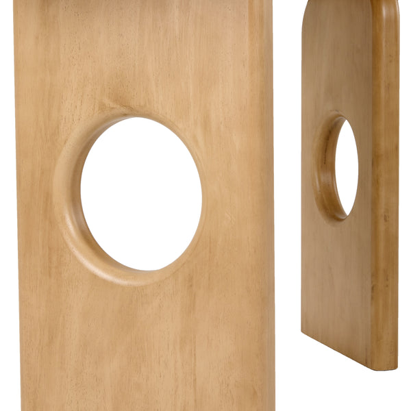 Nova Domus Oshana Modern White Oak Console Table Model VGMA-MIT-5351-CON