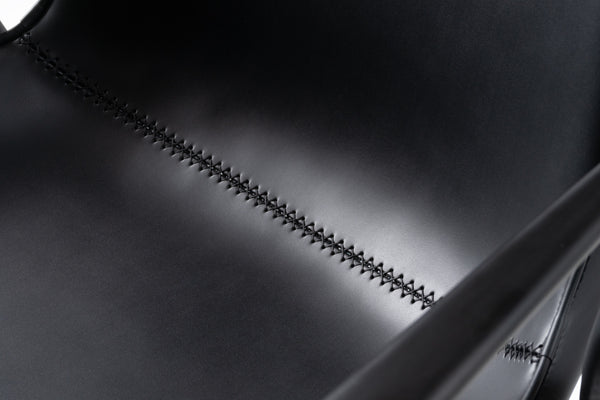 Modrest Osprey Modern Black Vegan Leather Dining Chair (Set Of 2) Model VGHR-3568-N-BLK