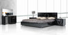 Eastern King A&X Ovidius Modern Black Crocodile Bed Model VGUNAW223-180-BLK-EK
