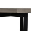 Modrest Sharon Modern Concrete & Black Metal Dining Table Model VGLBOWEN-DT200-01