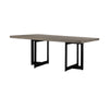 Modrest Sharon Modern Concrete & Black Metal Dining Table Model VGLBOWEN-DT200-01