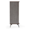 Palermo Italian Modern Faux Concrete & Walnut Chest