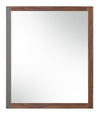 Nova Domus Palermo Italian Modern Faux Concrete & Walnut Mirror Model VGACPALERMO-WAL-MIR