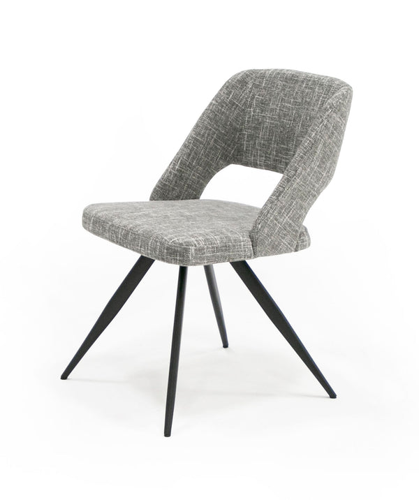 Modrest Palmer Modern Grey Fabric Dining Chair (Set Of 2) Model VGEWF3207AC-GRY