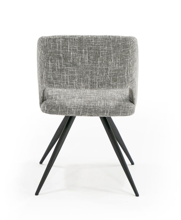 Modrest Palmer Modern Grey Fabric Dining Chair (Set Of 2) Model VGEWF3207AC-GRY