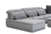 David Ferrari Panorama Italian Modern Grey Fabric Modular Sectional Sofa Model VGFT-PANORAMA-GRY