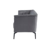 Patton Modern Dark Grey Fabric Sofa