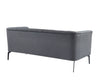Patton Modern Dark Grey Fabric Sofa