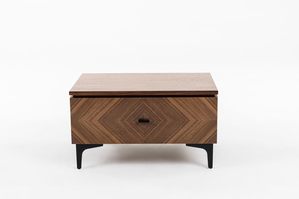 Modrest Paula Mid Century Walnut Nightstand Model VGMABR-103-NS