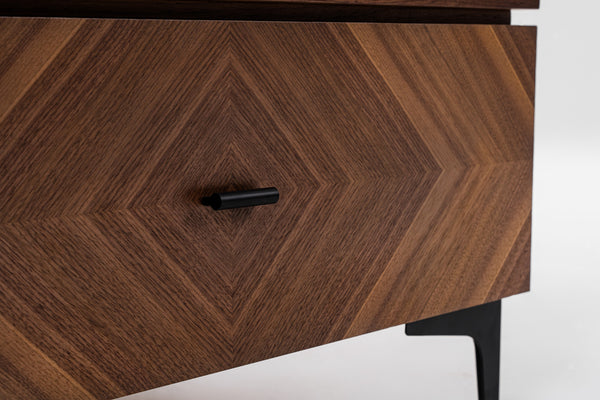 Modrest Paula Mid Century Walnut Nightstand Model VGMABR-103-NS