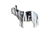 Modrest White Multi Colored Elephant Sculpture Model VGTH-PC-0177