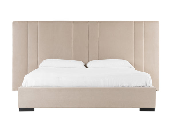 Modrest Penelope Modern Grey Velvet Bed Model VGVCBD2312