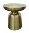 Modrest Peter Glam Gold End Table Model VGGMET-1432A