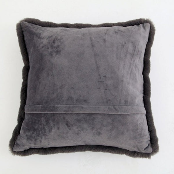 Furniture of America Caparica Charcoal Contemporary Accent Pillow Model PL4140