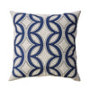 Furniture of America Teri Beige/Indigo Contemporary Throw Pillow Model PL8011-2PK