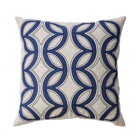 Furniture of America Teri Beige/Indigo Contemporary Throw Pillow Model PL8011-2PK