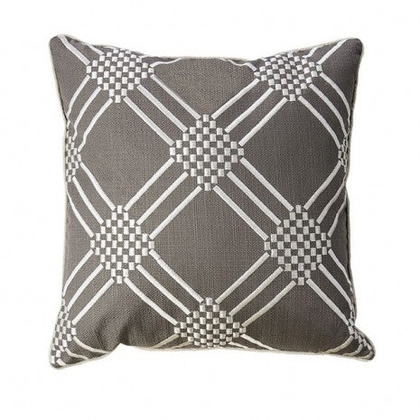 Furniture of America Bess Dark Gray Contemporary Throw Pillow Model PL8014-2PK