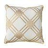 Furniture of America Pam Ivory/Yellow Contemporary Throw Pillow Model PL8039-2PK