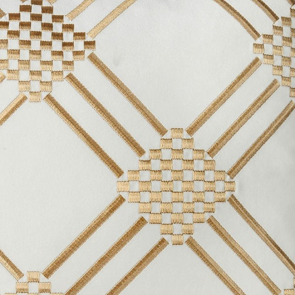 Furniture of America Pam Ivory/Yellow Contemporary Throw Pillow Model PL8039-2PK