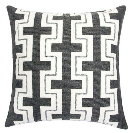 Furniture of America Kari Dark Gray Contemporary Accent Pillow Model PL8051-2PK