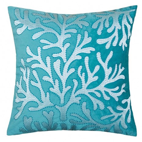 Furniture of America June Teal Novelty Accent Pillow Model PL8075-2PK