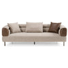 Plume Modern Brown Fabric Sofa