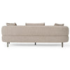 Plume Modern Brown Fabric Sofa