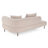 Plume Modern Brown Fabric Sectional Sofa