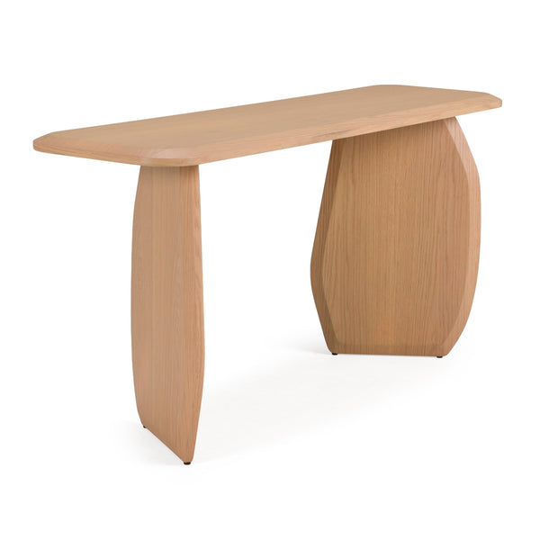 Prado Modern White Oak Console Table