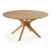 Prospect Modern Round 59" Natural Oak Dining Table