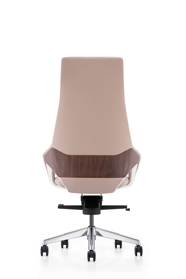 Modrest Prost Modern Beige High Back Executive Office Chair Model VGFU-FK005-A-BG-OFF-CH