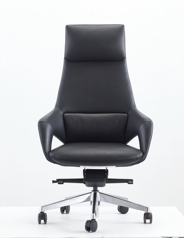 Modrest Prost Modern Black High Back Executive Office Chair Model VGFU-FK005-A-BLK-OFF-CH