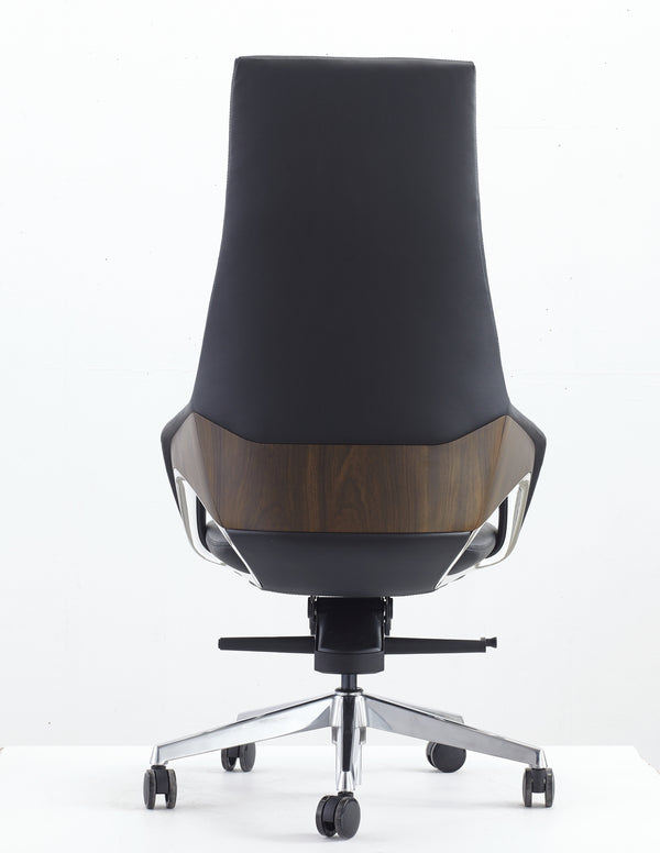 Modrest Prost Modern Black High Back Executive Office Chair Model VGFU-FK005-A-BLK-OFF-CH