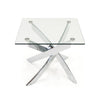 Modrest Pyrite Modern Glass End Table Model VGEWF1143-1BA