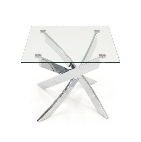 Modrest Pyrite Modern Glass End Table Model VGEWF1143-1BA