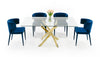 Modrest Pyrite Modern Glass And Gold Dining Table Model VGEW-2133EE-G