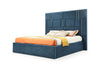 Modrest Adonis Modern Blue Fabric Bed Model VGVCBD096-19