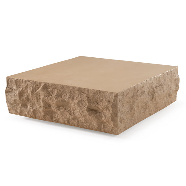 Modrest Quarry Modern Beige Square Coffee Table Model VGVC-CT111-BGE